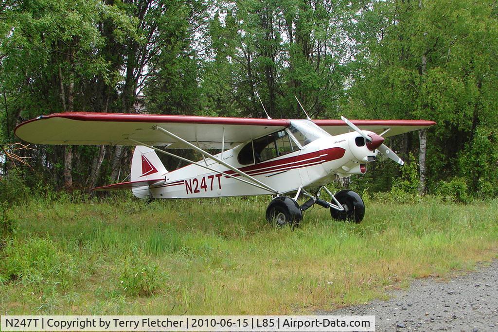 N247T, Piper PA-18-105 SPECIAL C/N 18-2361, Piper PA-18-105 SPECIAL, c/n: 18-2361 landstrip near Mackey Lake Soldotna