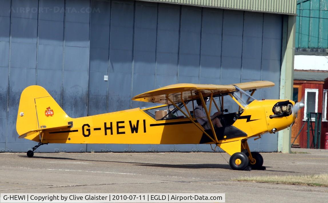 G-HEWI, 1944 Piper L-4J Grasshopper (J3C-65D) C/N 12566, 44-80270>HB-OFZ>D-EBEN>G-BLEN>G-HEWI Owned by; TRUSTEE OF:
DENHAM GRASSHOPPER FLYING GROUP