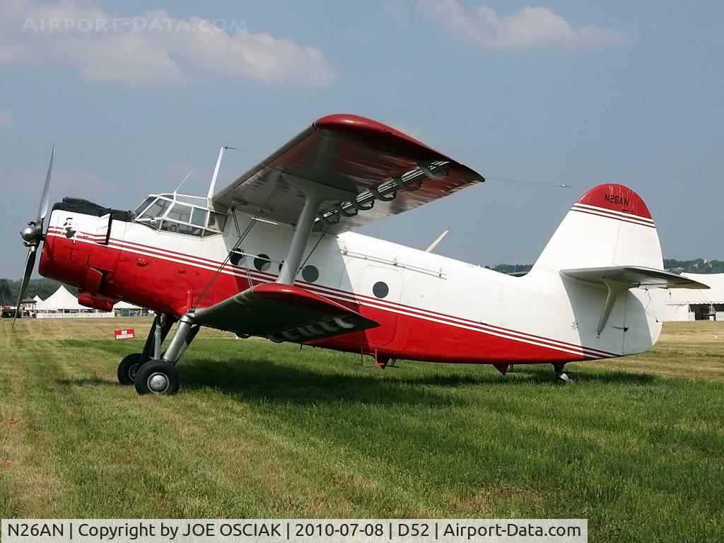 N26AN, 1987 Antonov (PZL-Mielec) An-2R C/N 1G226-56, @ Geneseo