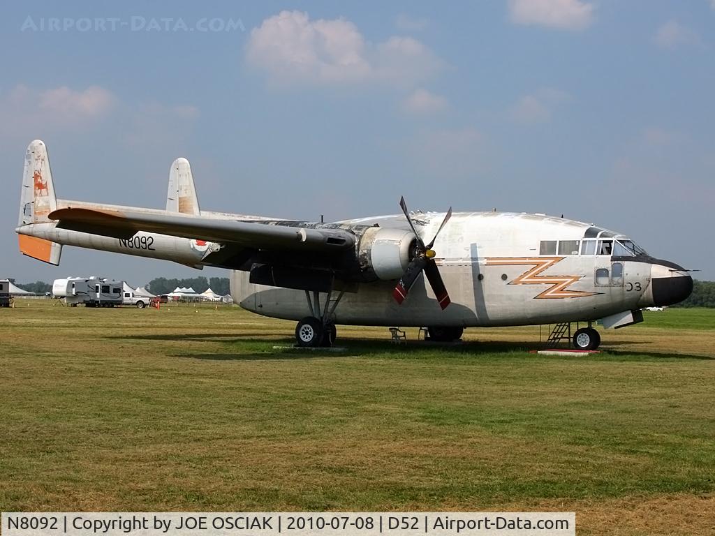 N8092, 1948 Fairchild C-119G Flying Boxcar C/N 10678, at Geneseo