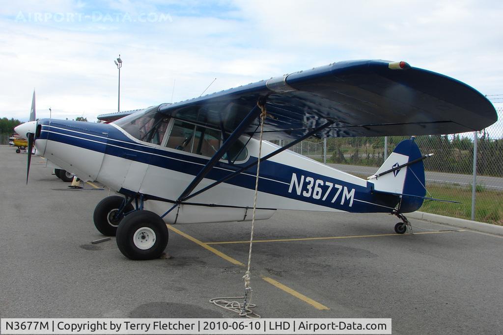 N3677M, 1947 Piper PA-12 Super Cruiser C/N 12-2531, 1947 Piper PA-12, c/n: 12-2531 at Lake Hood