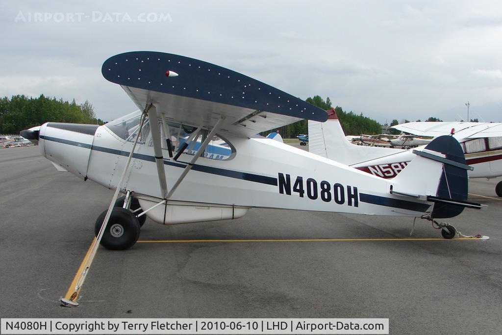 N4080H, 1947 Piper PA-12 Super Cruiser C/N 12-3508, 1947 Piper PA-12, c/n: 12-3508 at Lake Hood