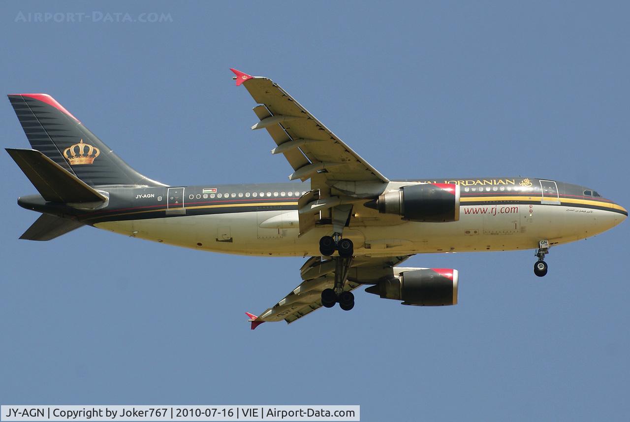 JY-AGN, 1989 Airbus A310-304 C/N 531, Royal Jordanian