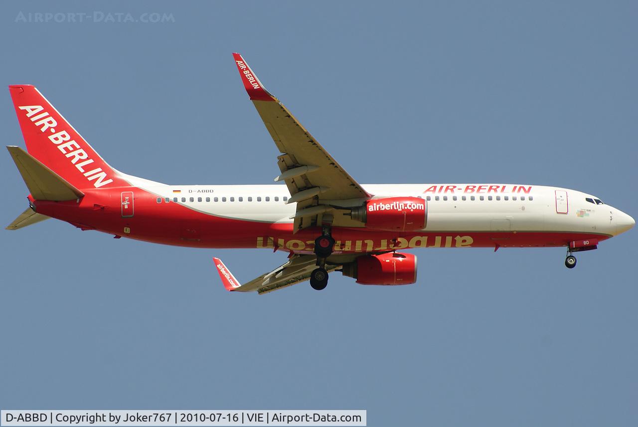 D-ABBD, 2001 Boeing 737-86J C/N 30880, Air Berlin