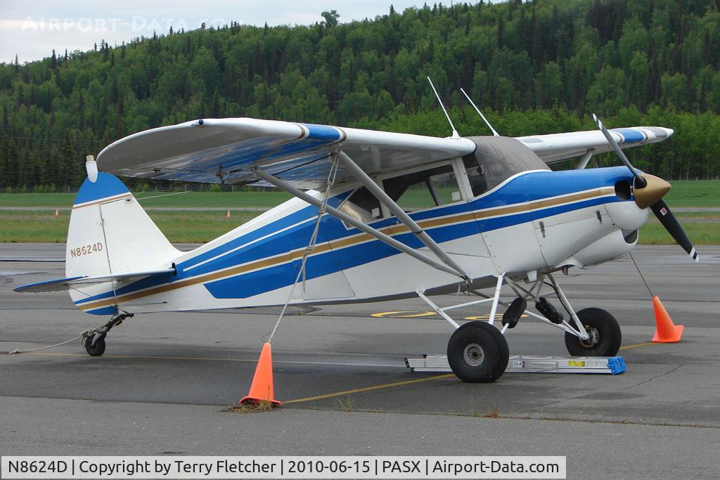 N8624D, 1958 Piper PA-22-160 Tri Pacer C/N 22-5827, 1958 Piper PA-22-160, c/n: 22-5827 at Soldotna