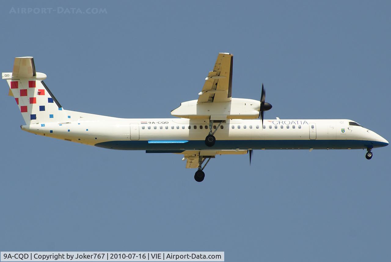 9A-CQD, 2009 De Havilland Canada DHC-8-402Q Dash 8 C/N 4260, Croatia Airlines