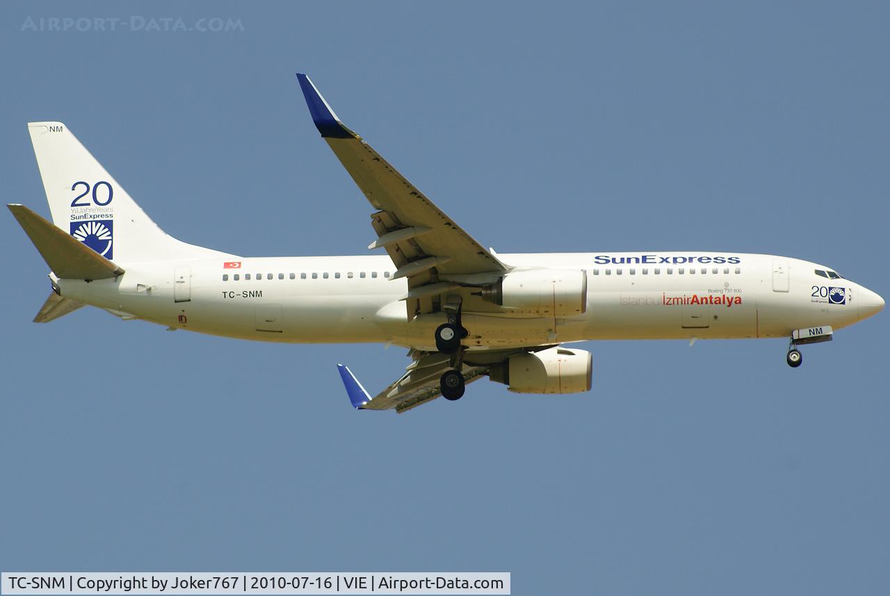 TC-SNM, 2005 Boeing 737-8BK C/N 33023, SunExpress
