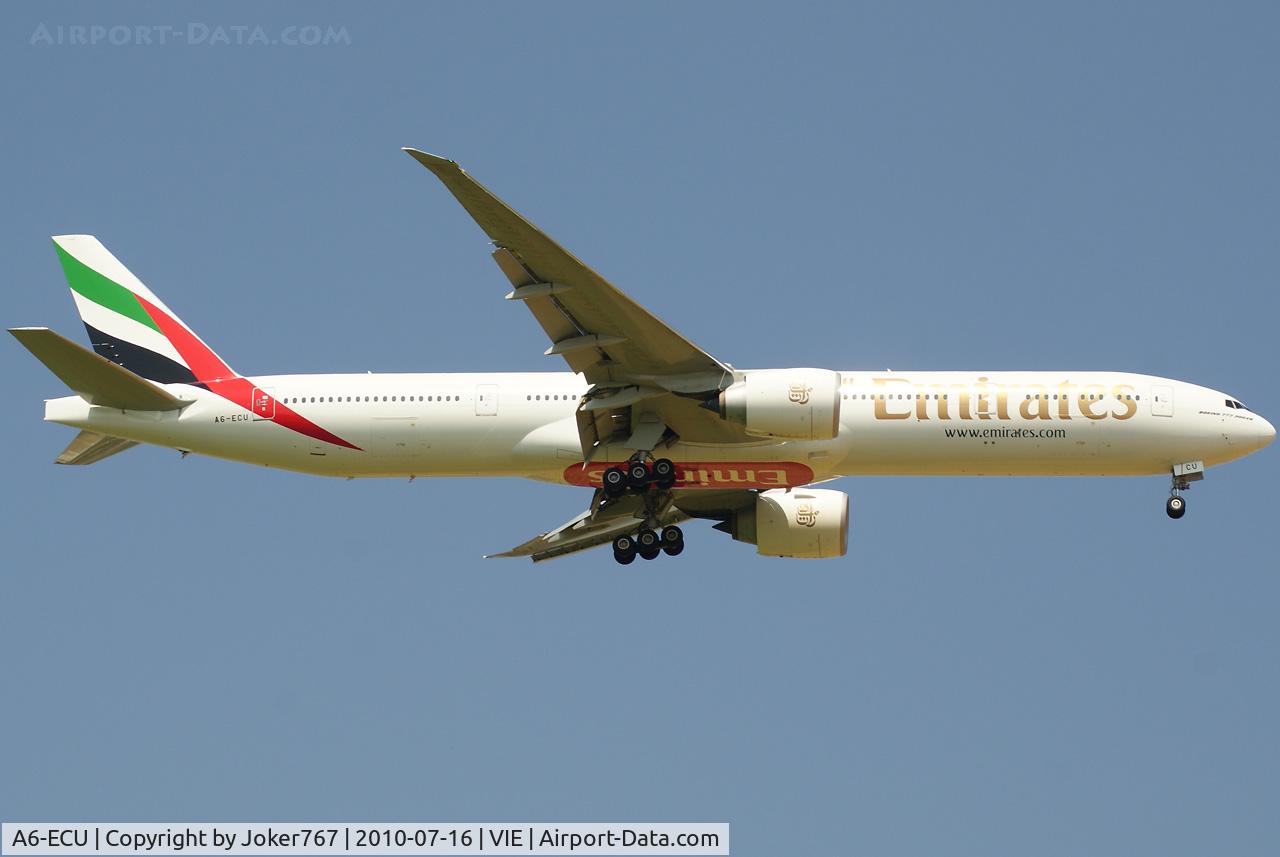 A6-ECU, 2009 Boeing 777-31H/ER C/N 35593, Emirates