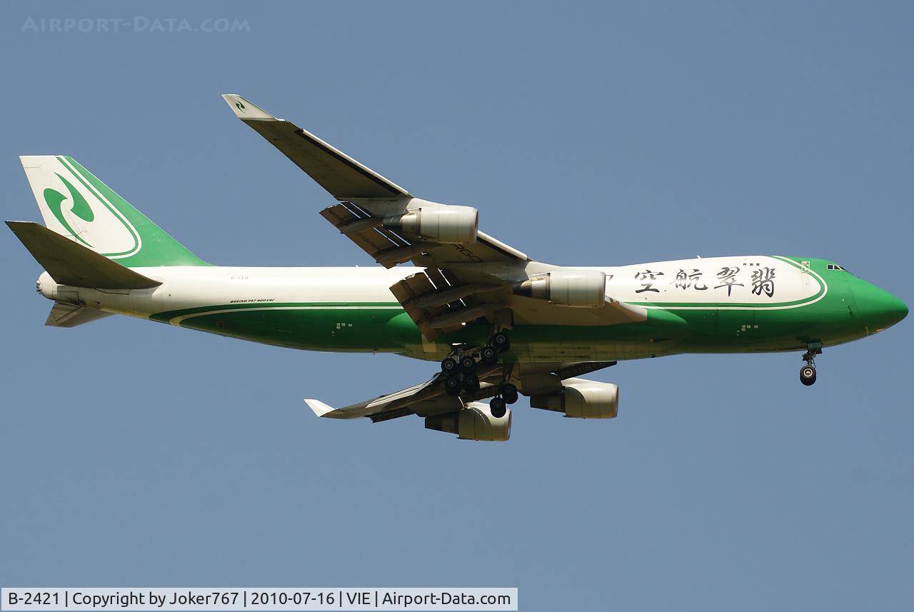 B-2421, 2007 Boeing 747-4EVF/ER/SCD C/N 35169, Jade Cargo