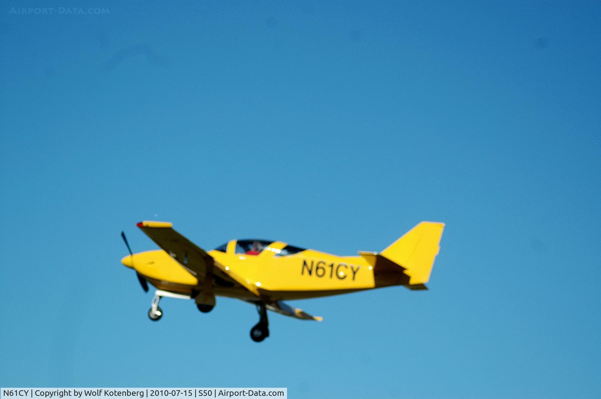 N61CY, 2007 Stoddard-Hamilton Glasair Super II RG C/N 2399, On final