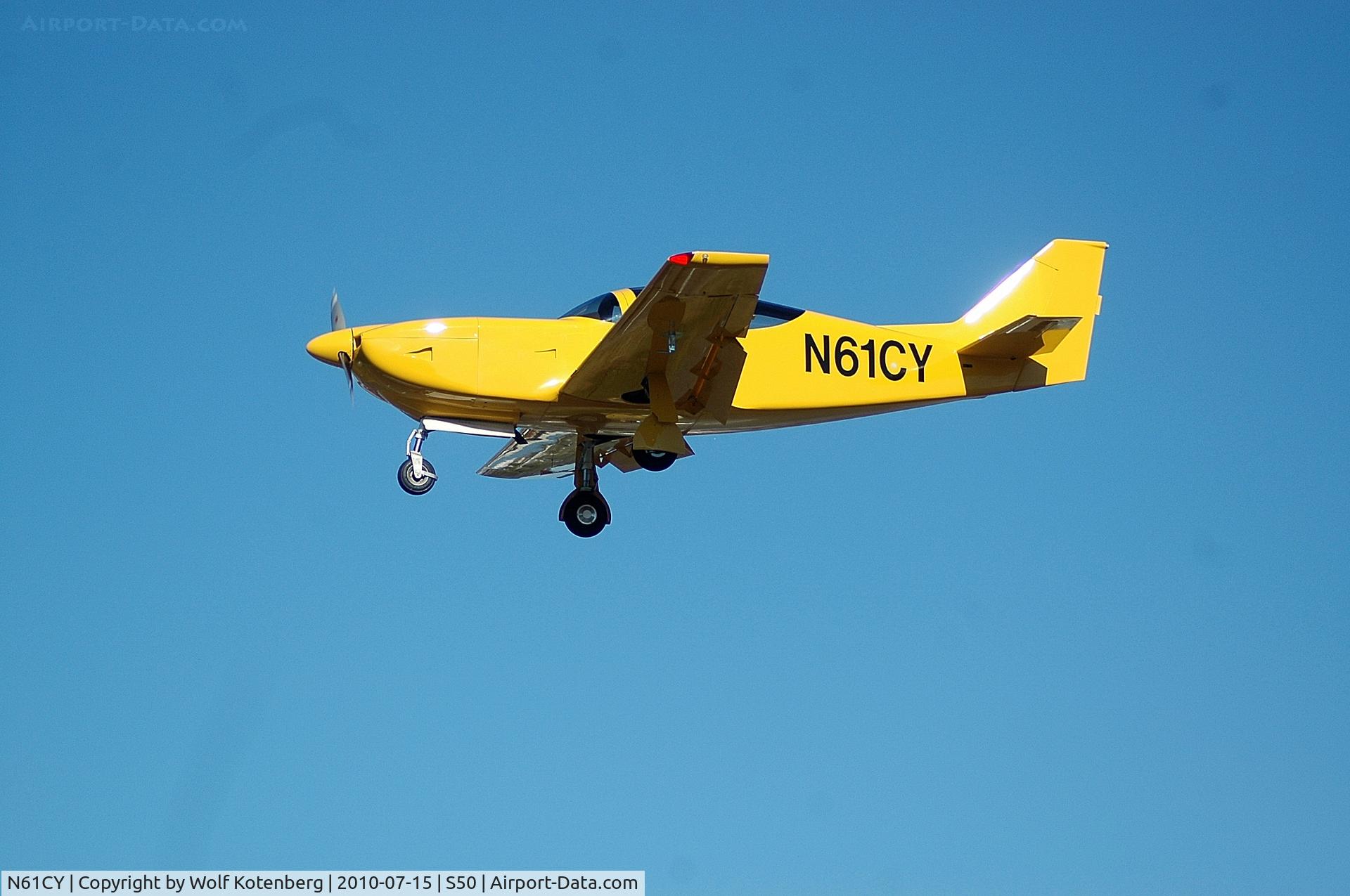 N61CY, 2007 Stoddard-Hamilton Glasair Super II RG C/N 2399, on final