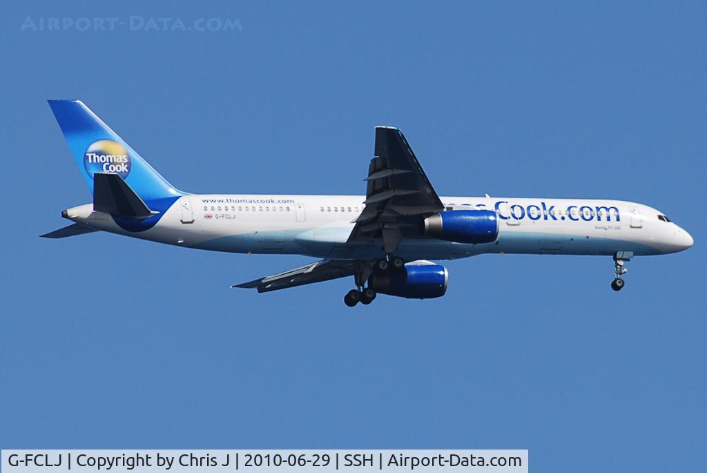 G-FCLJ, 1993 Boeing 757-2Y0 C/N 26160, Thomas Cook Boeing 757-2Y0