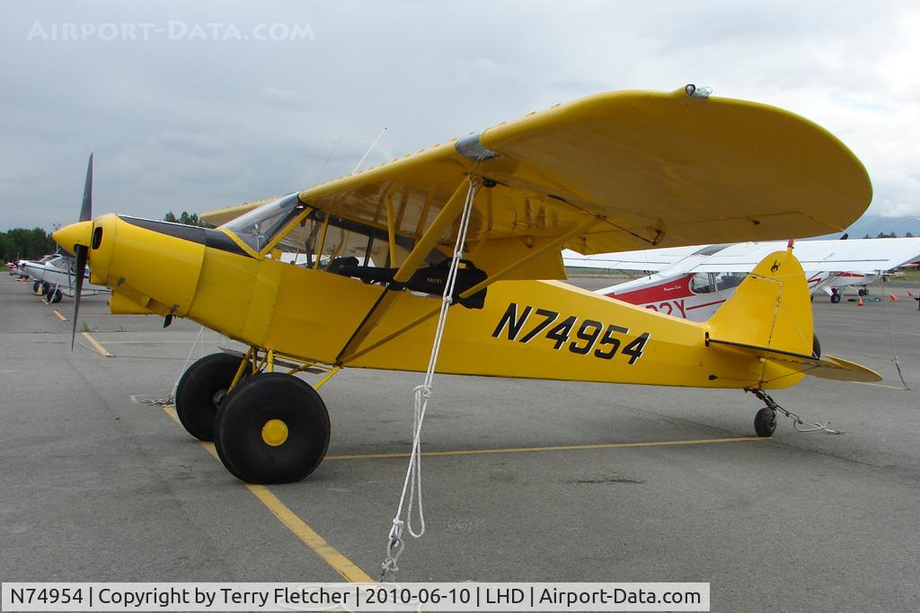 N74954, 1975 Piper PA-18-150 Super Cub C/N 18-7509103, 1975 Piper PA-18-150, c/n: 18-7509103 at Lake Hood