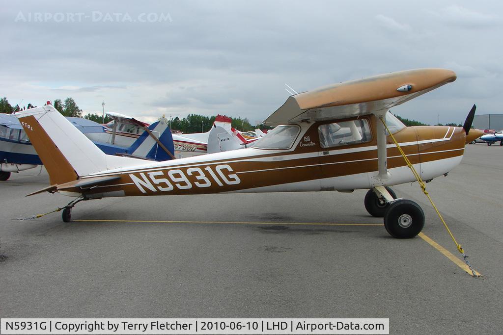 N5931G, 1969 Cessna 150K C/N 15071431, 1969 Cessna 150K, c/n: 15071431 at Lake Hood