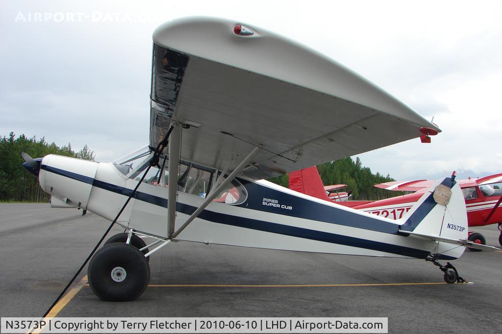 N3573P, 1955 Piper PA-18A 150 Super Cub C/N 18-4527, 1955 Piper PA-18A 150, c/n: 18-4527 at Lake Hood