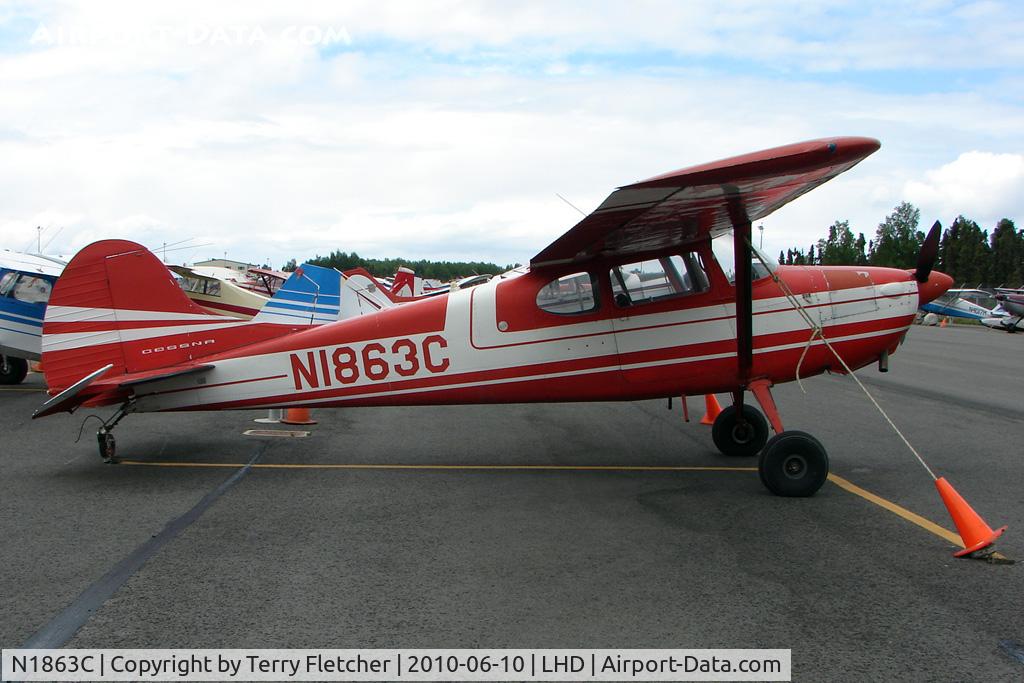N1863C, 1953 Cessna 170B C/N 26007, 1953 Cessna 170B, c/n: 26007 at Lake Hood