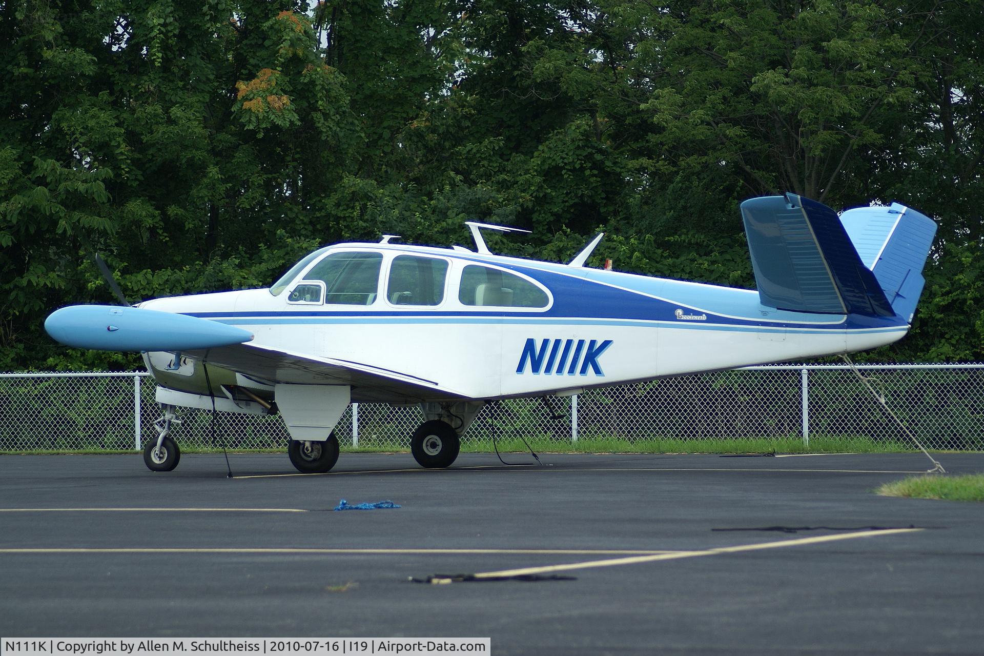 N111K, 1961 Beech N35 Bonanza C/N D-6786, 1961 Beech N35
