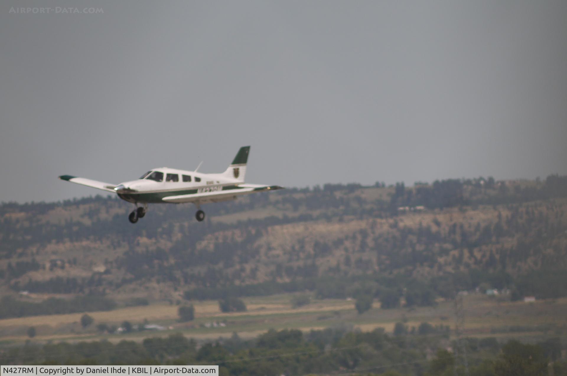 N427RM, 2002 Piper PA-28-181 C/N 2843531, Rocky Mountain College Aviation Piper Arrow on a Hot Hot Summer Day