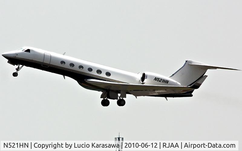 N521HN, 1999 Gulfstream G-V C/N 570, departure RNW 16R
