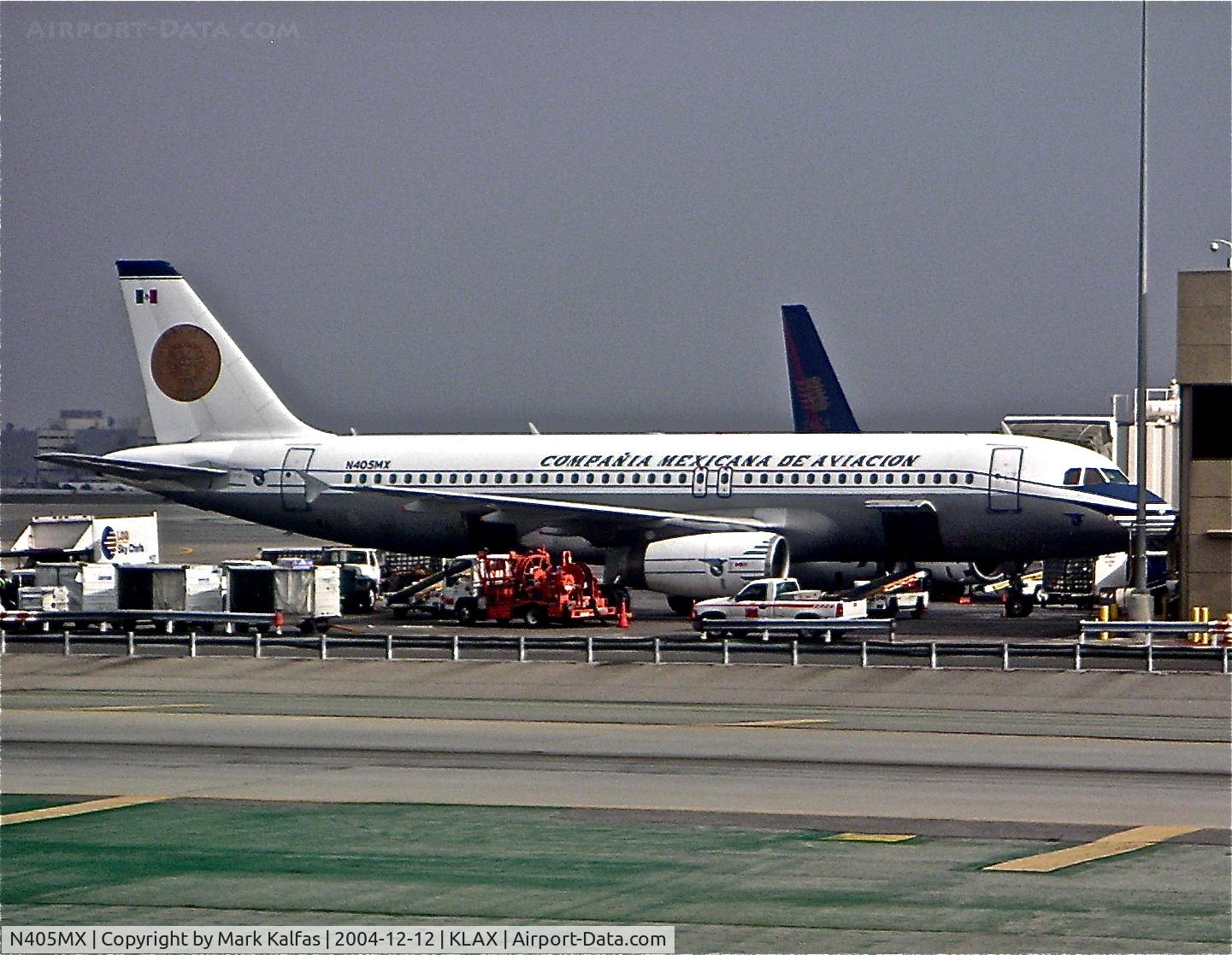 N405MX, 1993 Airbus A320-231 C/N 405, Mexicana Airbus A320-231, N405MX 