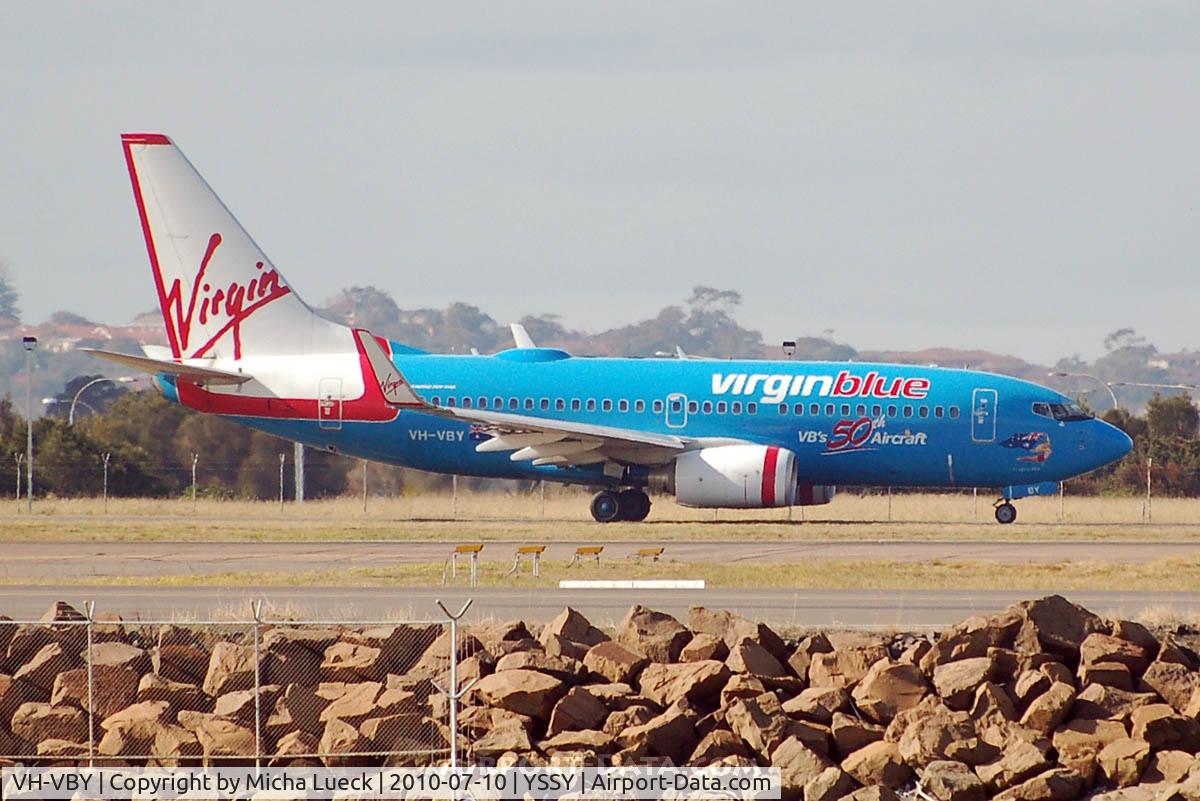 VH-VBY, 2005 Boeing 737-7FE C/N 34323, At Sydney