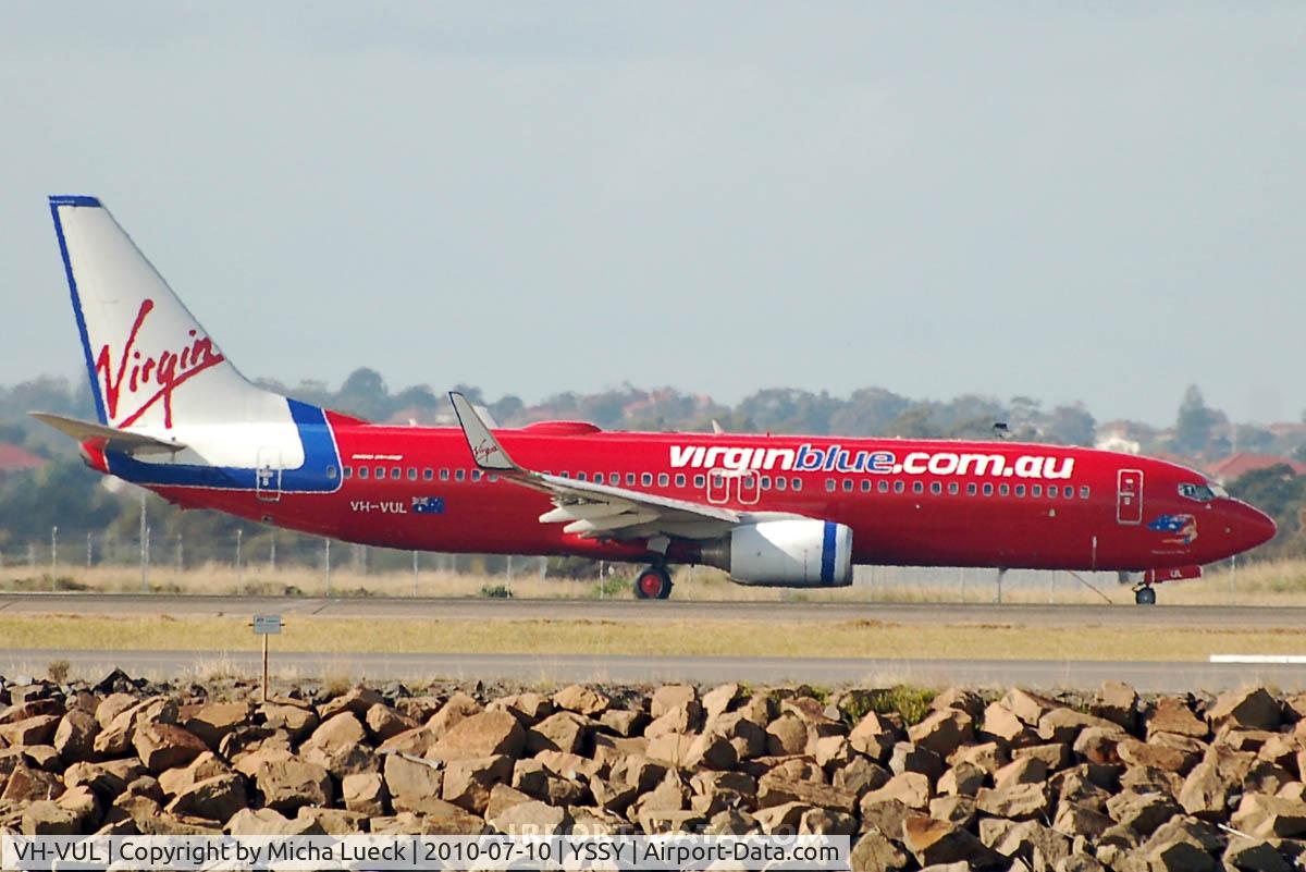 VH-VUL, 2007 Boeing 737-8FE C/N 36603/2356, At Sydney