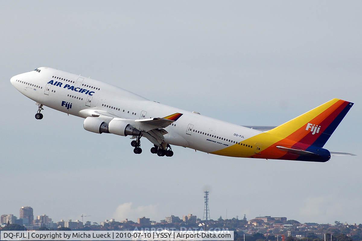 DQ-FJL, 1988 Boeing 747-412 C/N 24062, At Sydney