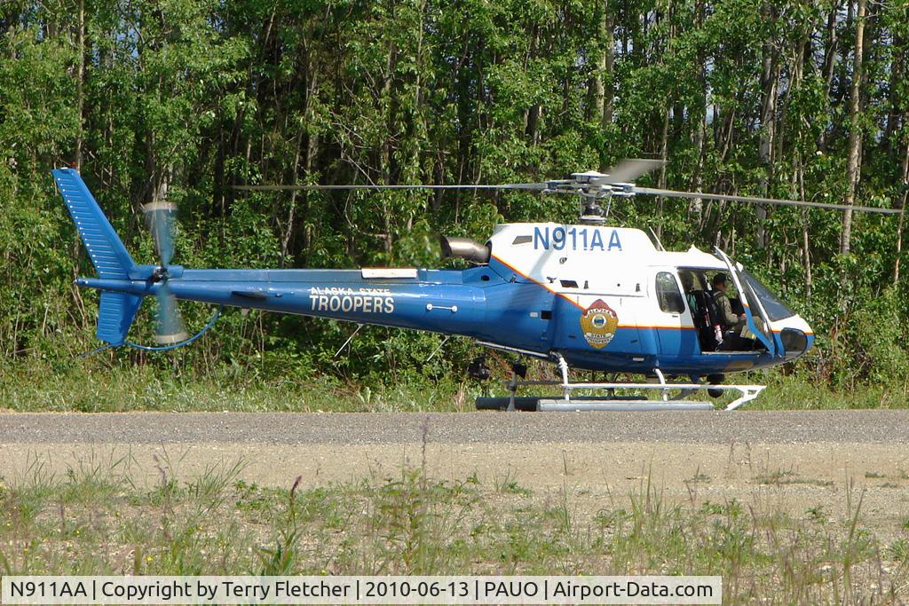 N911AA, 2002 Eurocopter AS-350B-3 Ecureuil Ecureuil C/N 3611, 2002 Eurocopter AS 350 B3, c/n: 3611 operated by Alaskan State Trooper out of Willow AK