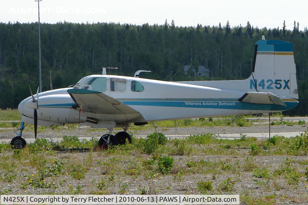 N425X, 1954 Beech B50 C/N CH-53, 1954 Beech B50, c/n: CH-53 at Wasilla AK