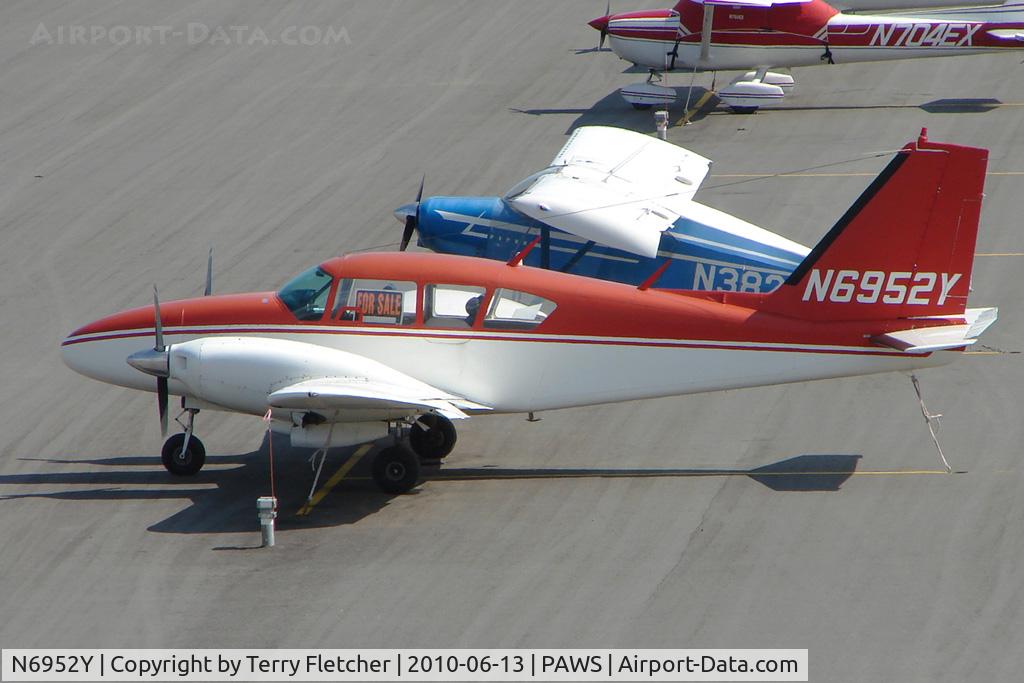 N6952Y, 1969 Piper PA-23-250 C/N 27-4316, 1969 Piper PA-23-250, c/n: 27-4316 at Wasilla