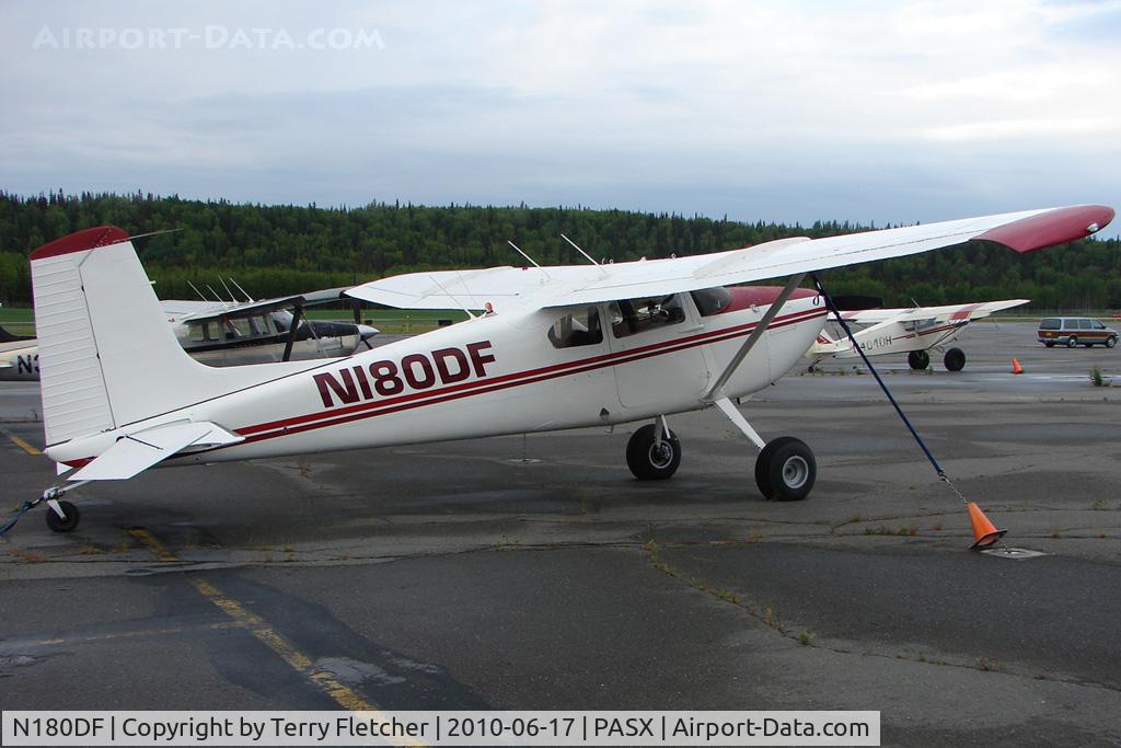N180DF, Cessna 180 C/N 31892, Cessna 180, c/n: 31892 at Soldotna
