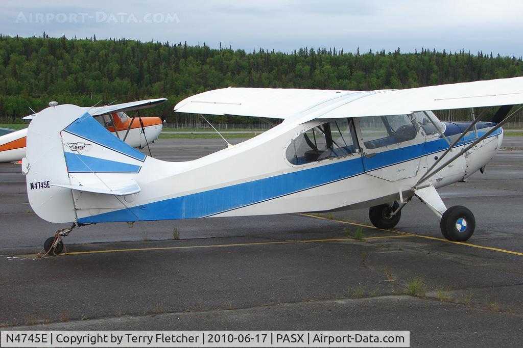 N4745E, 1951 Aeronca 7EC Traveler C/N 7EC-92, 1951 Aeronca 7EC, c/n: 7EC-92 at Soldotna