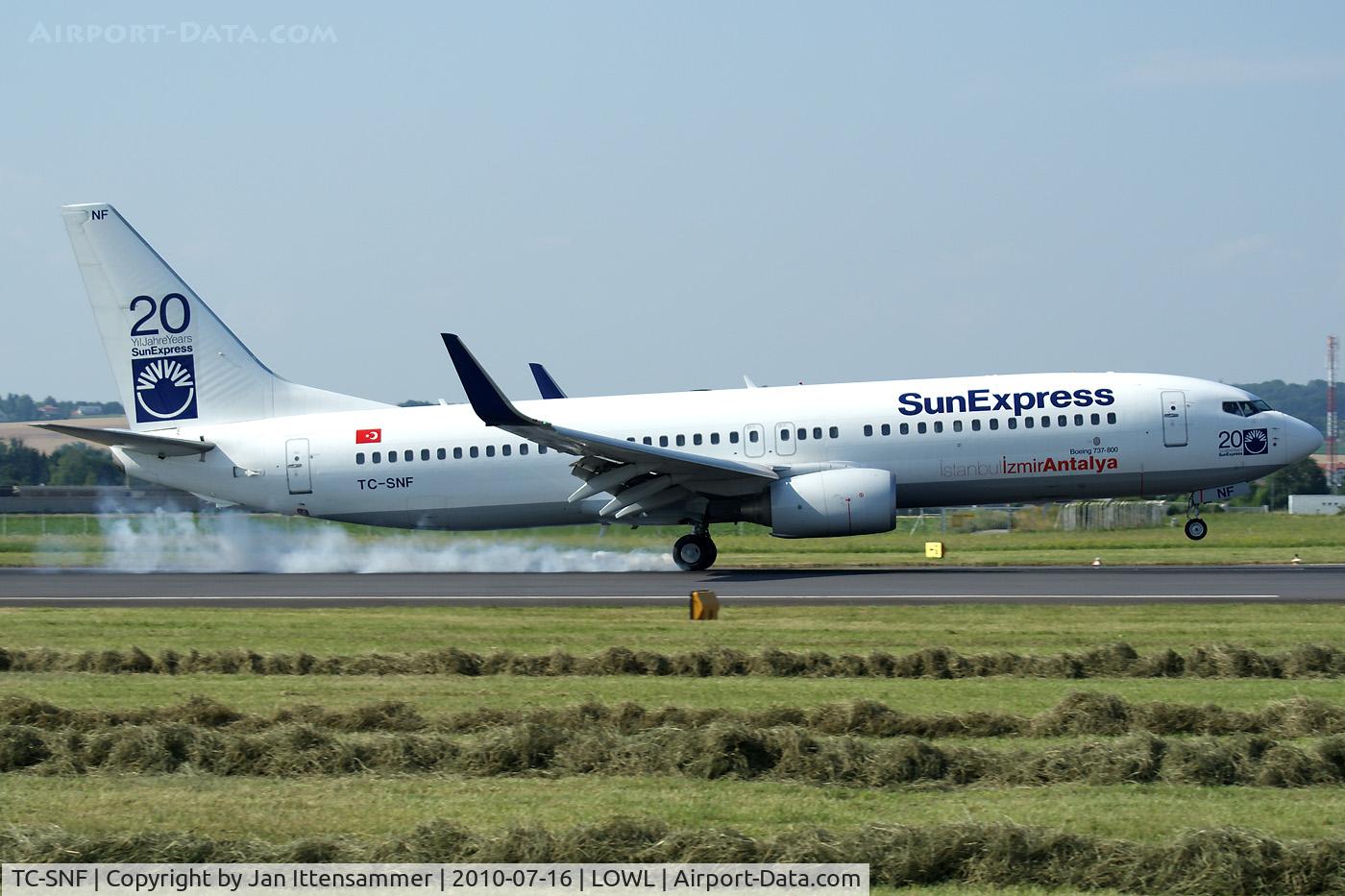 TC-SNF, 2008 Boeing 737-8HC C/N 36529, SunExpress