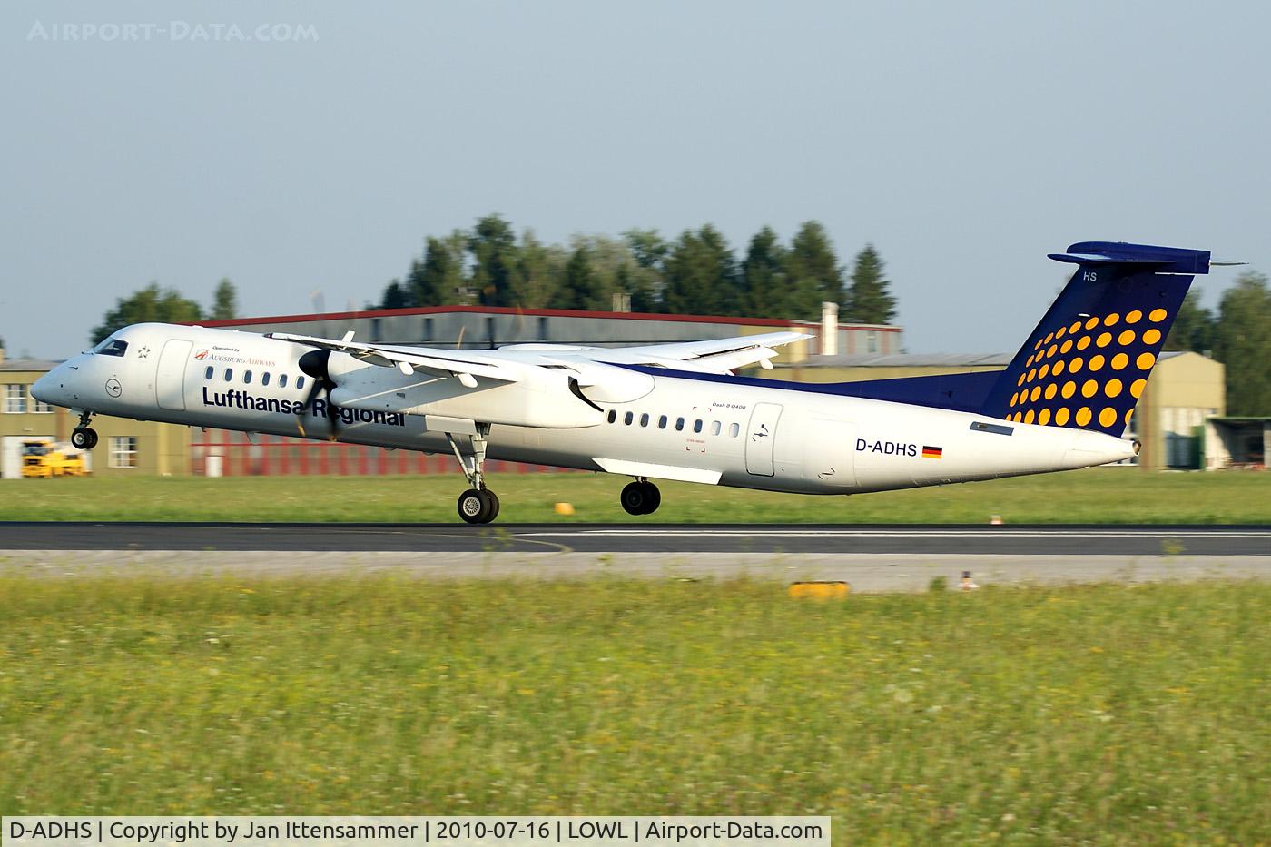 D-ADHS, 2001 De Havilland Canada DHC-8-402Q Dash 8 C/N 4044, DHC 8-400Q