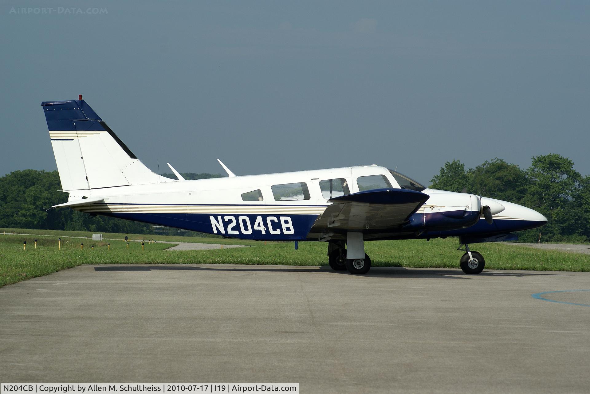 N204CB, 1973 Piper PA-34-200 Seneca C/N 34-7450078, 1973 Piper PA-34-200