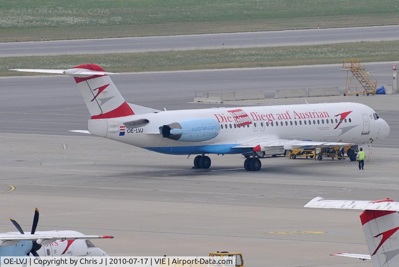 OE-LVJ, 1991 Fokker 100 (F-28-0100) C/N 11359, Kronen Zeitung Fokker 100 ;)