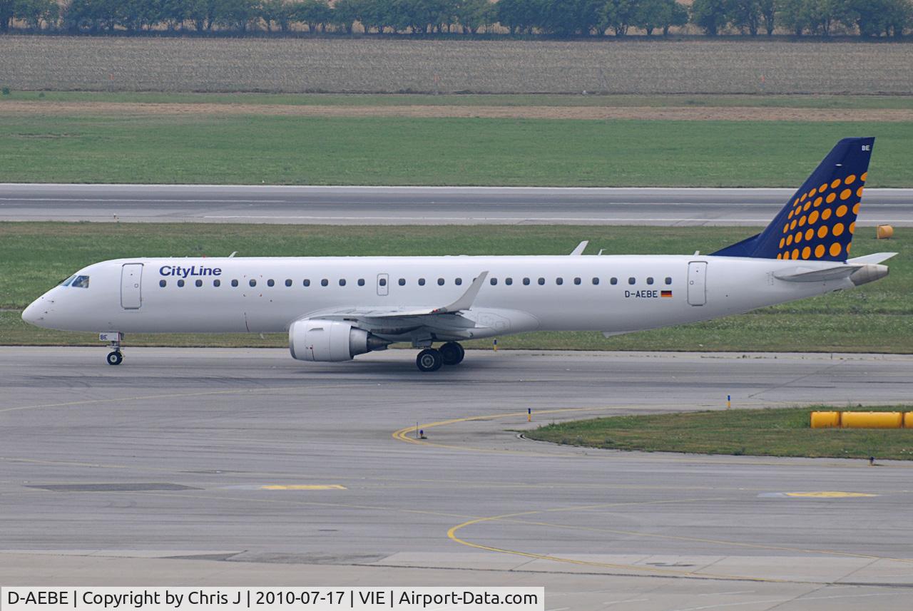 D-AEBE, 2010 Embraer 195LR (ERJ-190-200LR) C/N 19000350, City Embraer 190