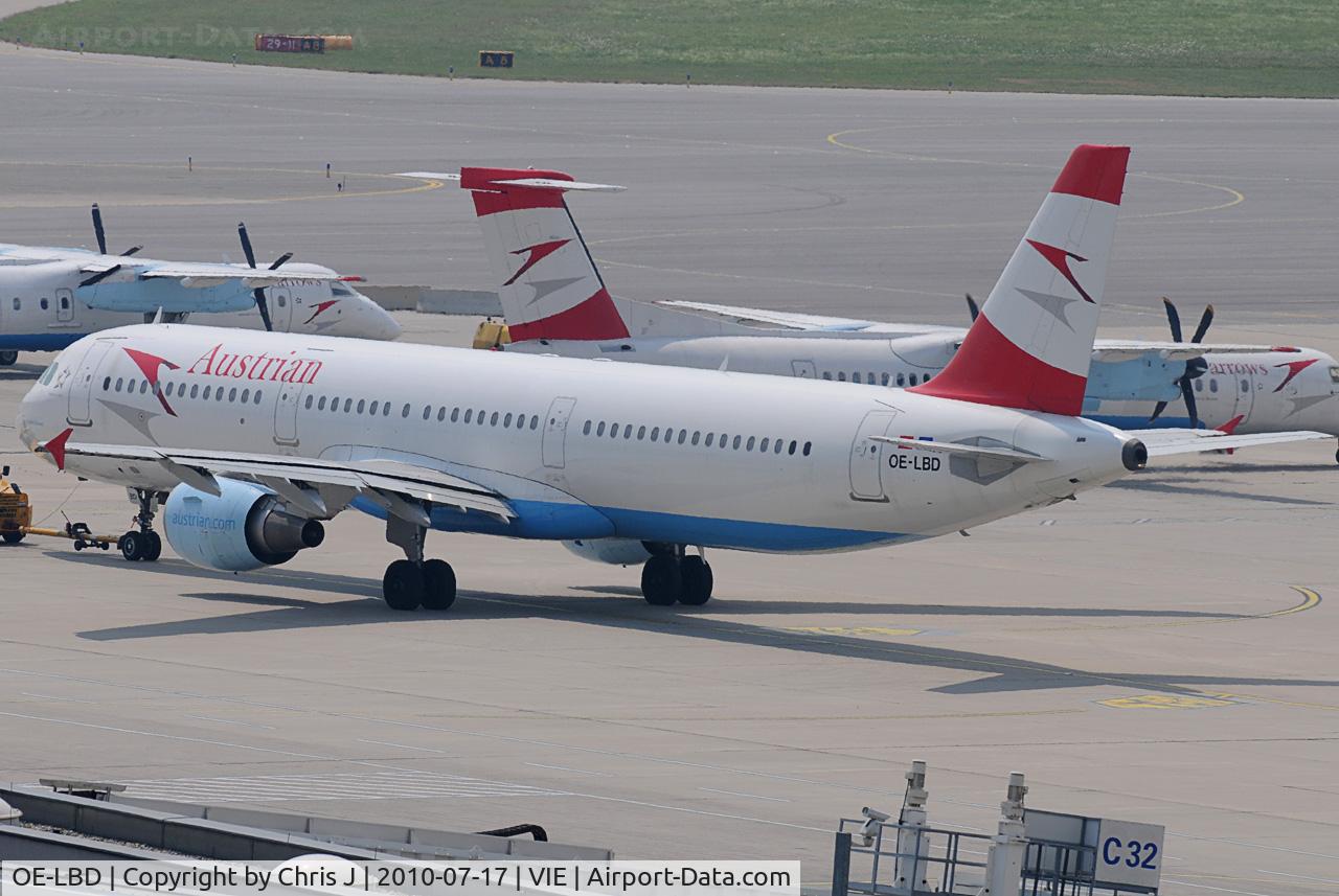 OE-LBD, 1998 Airbus A321-211 C/N 920, Austrian Airlines Airbus A321-211