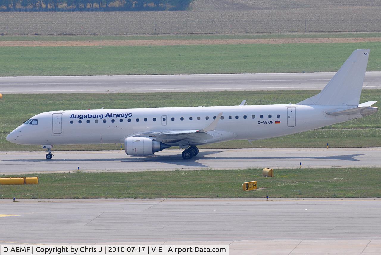 D-AEMF, 2009 Embraer 190AR (ERJ-190-100IGW) C/N 19000310, Augsburg Airways ERJ 195