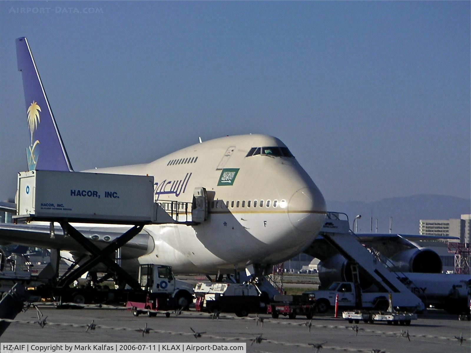 HZ-AIF, 1981 Boeing 747SP-68 C/N 22503, Saudi Arabian Boeing 747SP-68, HZ-AIF at Atlantic Aviation KLAX.
