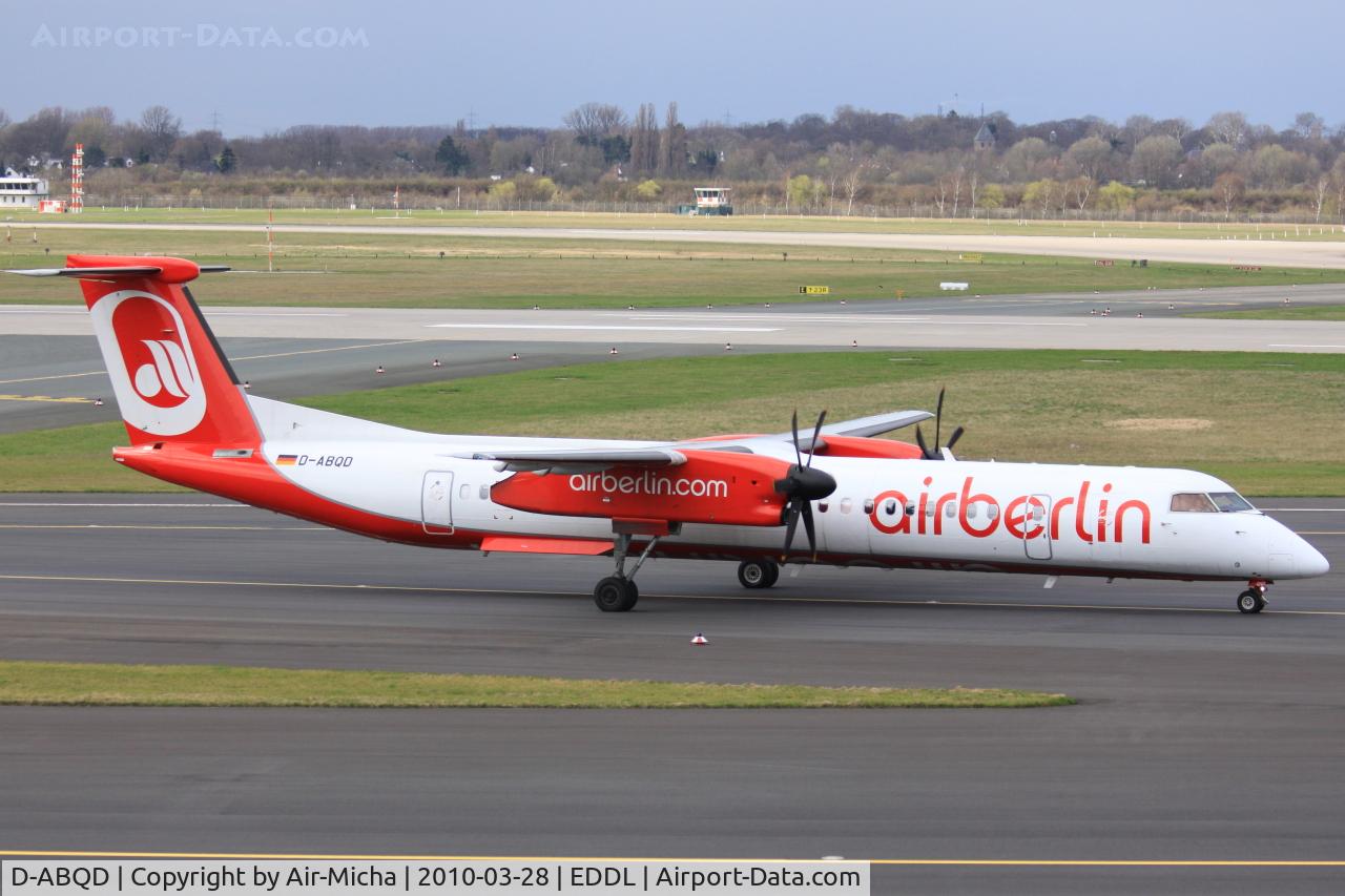 D-ABQD, 2009 De Havilland Canada DHC-8-402Q Dash 8 C/N 4234, Air Berlin, De Havilland Canada DHC-8-402Q Dash 8, CN: 4234