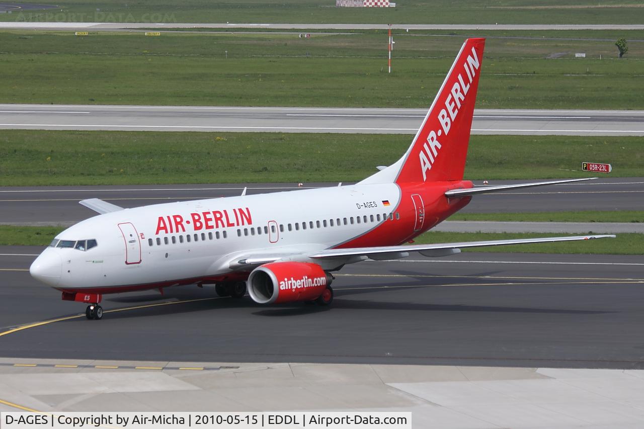 D-AGES, 1998 Boeing 737-75B C/N 28108, Air Berlin, Boeing 737-75B, CN: 28108/28