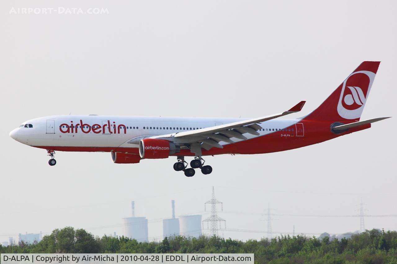 D-ALPA, 2001 Airbus A330-223 C/N 403, Air Berlin, Airbus A330-233, CN: 403