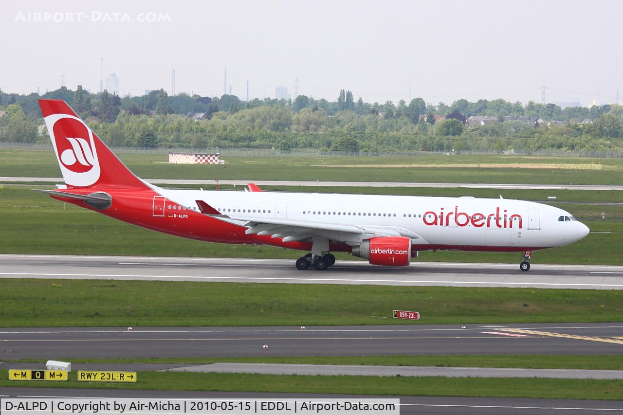 D-ALPD, 2002 Airbus A330-223 C/N 454, Air Berlin, Airbus A330-223, CN: 454