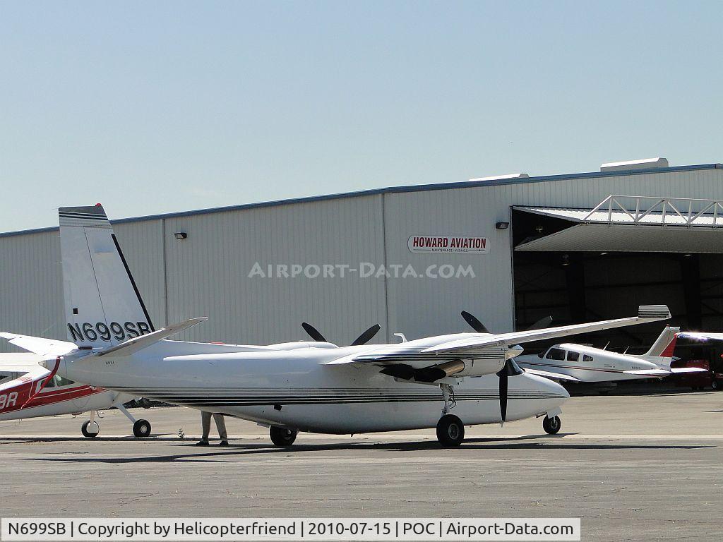 N699SB, 1976 Aero Commander 690 C/N 11280, Parked at Howard Aviation
