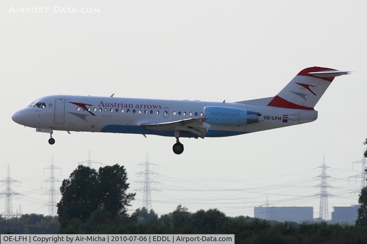 OE-LFH, 1995 Fokker 70 (F-28-0070) C/N 11554, Austrian, Fokker F70, CN: 11554, Aircraft Name: Stadt Salzburg