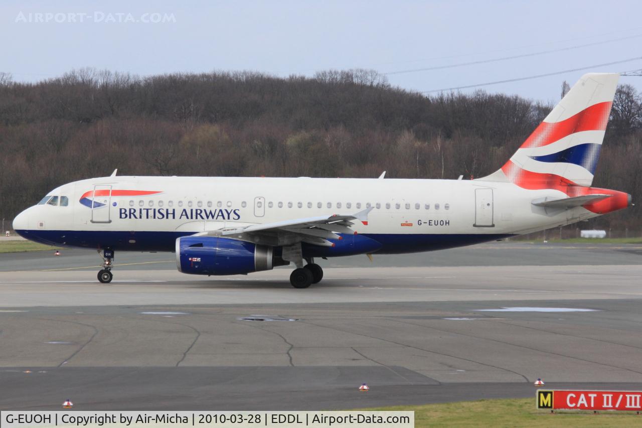 G-EUOH, 2001 Airbus A319-131 C/N 1604, British Airways, Airbus A319-131, CN: 1604
