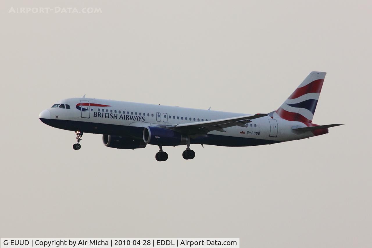 G-EUUD, 2002 Airbus A320-232 C/N 1760, British Airways, Airbus A320-232, CN: 1760