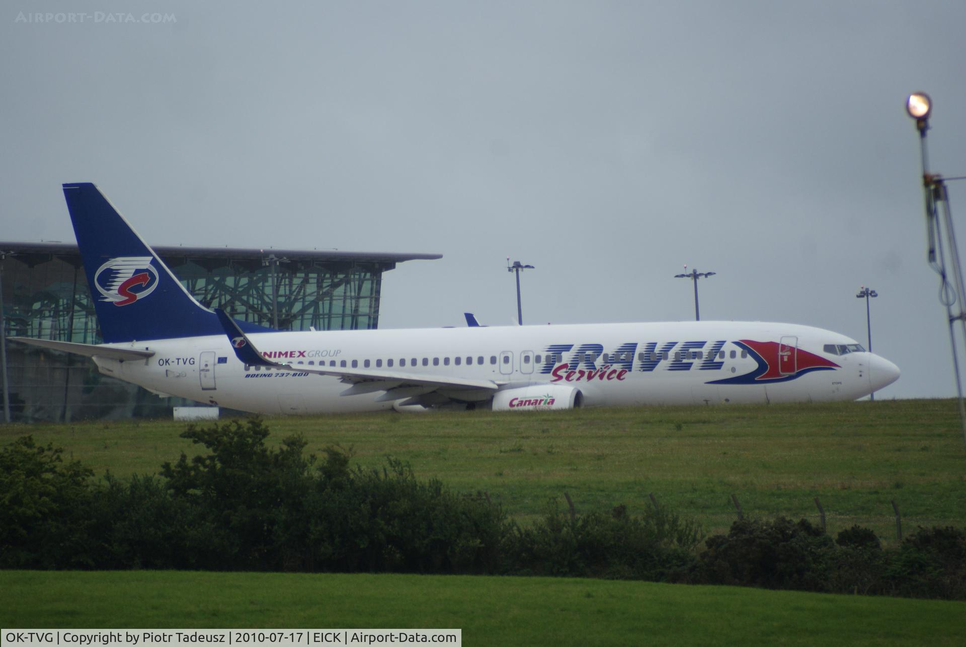 OK-TVG, 2007 Boeing 737-8Q8 C/N 30719, Waiting for free runway