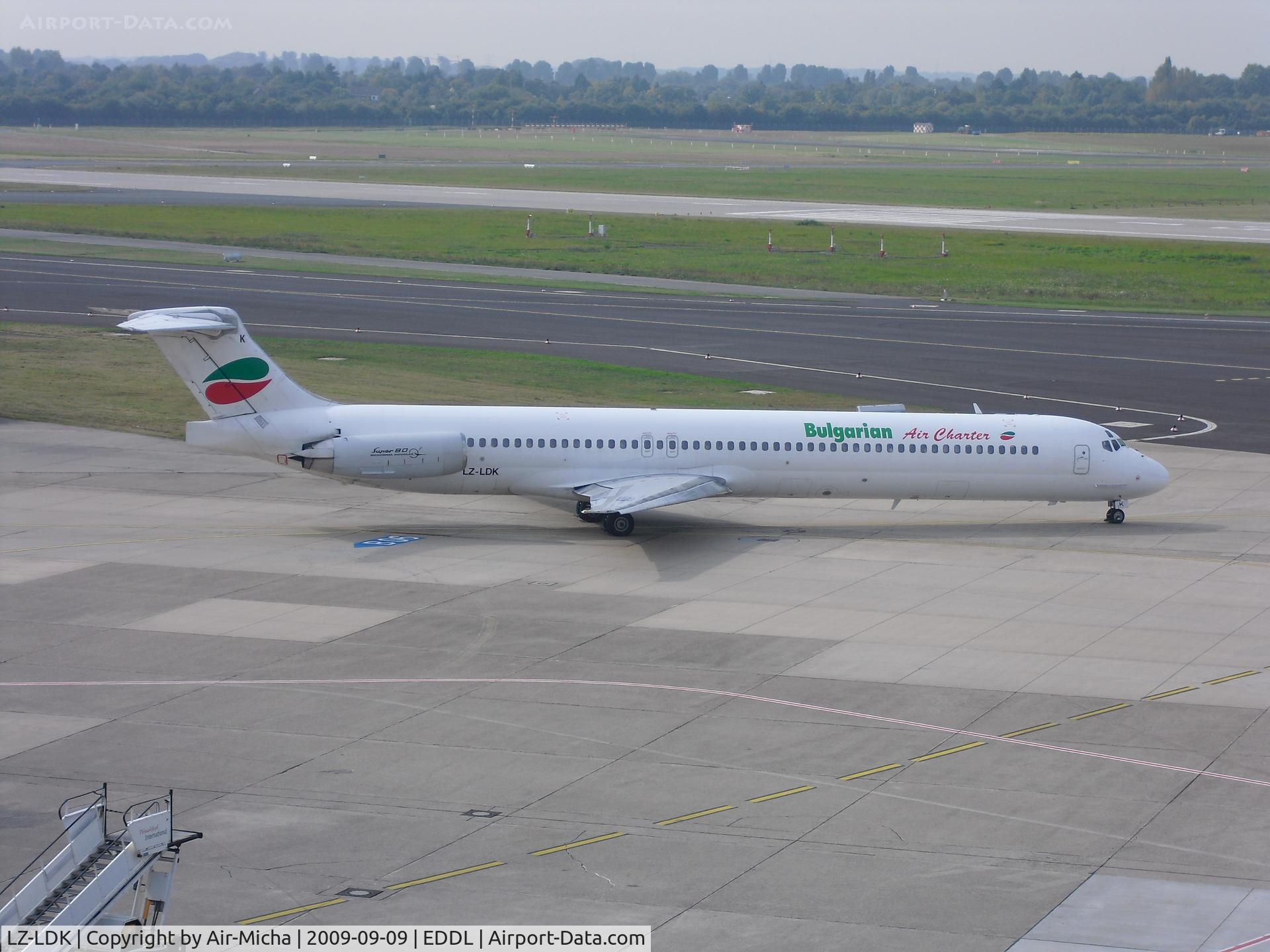 LZ-LDK, 1987 McDonnell Douglas MD-82 (DC-9-82) C/N 49432/1378, Bulgarian Air Charter, McDonnell Douglas MD-82, CN: 49432/1378